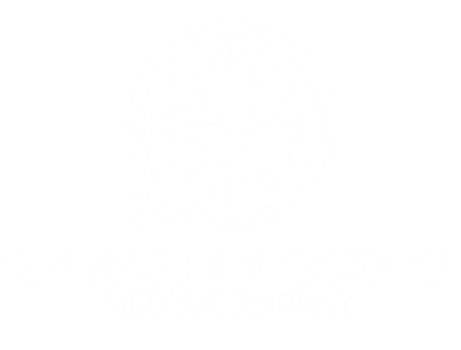 Randomly Social Media Company White Logo